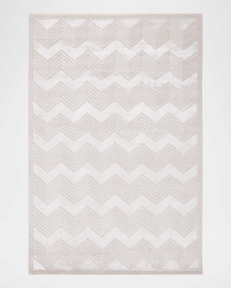 Monroe Chevron Hand Knotted Rug